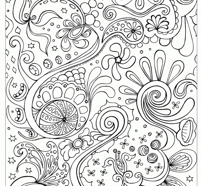 Abstract Art Coloring Pages For Adults