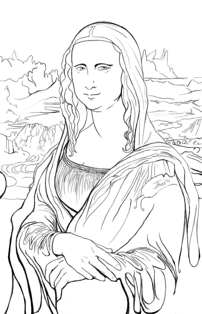 Art Coloring Pages For Adults