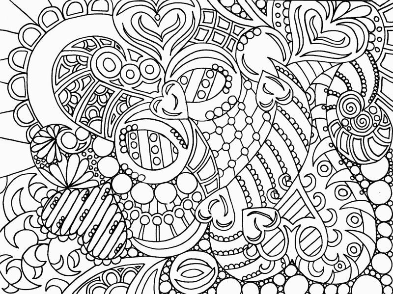 Coloring Pages For Adults Abstract Free