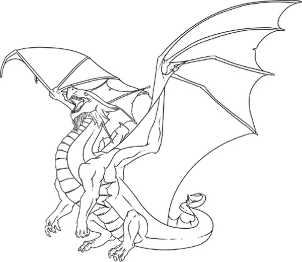 Coloring Pages For Adults Difficult Dragons