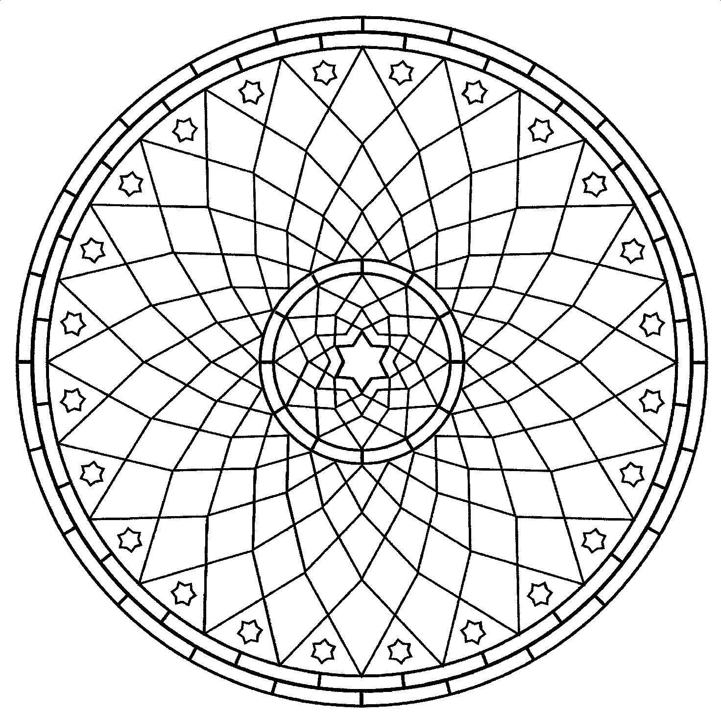 Coloring Pages For Adults Mandala To Print