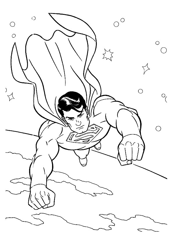 Coloring Pages for Boys Superhero