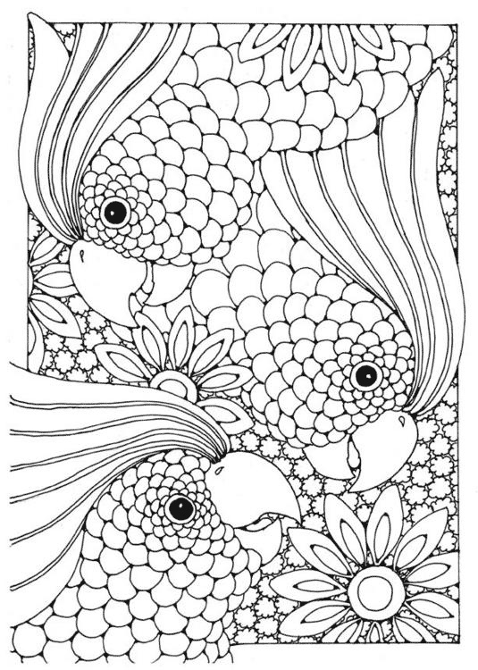 Complicated Coloring Pages For Adults