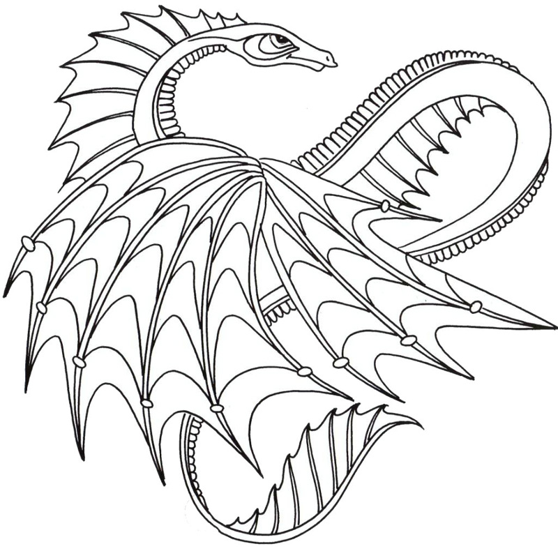 Dragon Coloring Pages For Boys