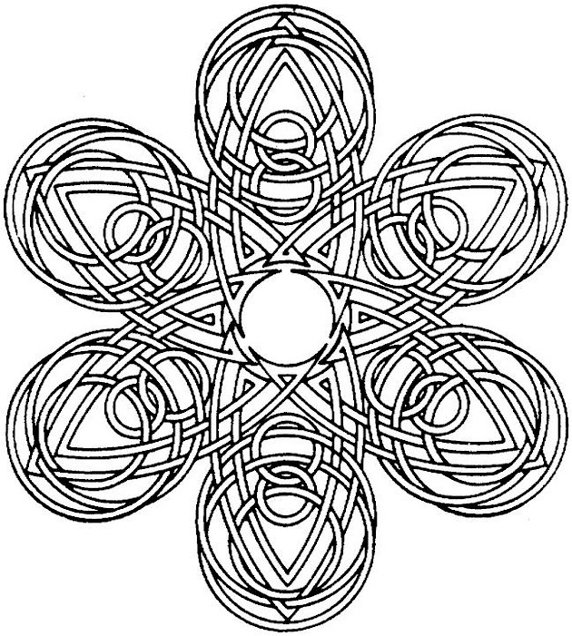 Geometric Coloring Pages For Adults