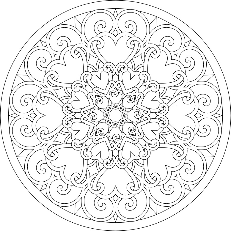 Printable Coloring Pages For Adults Mandala