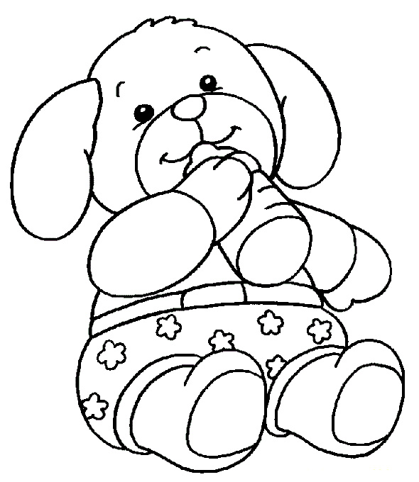 Teddy Bear Coloring Pages For Preschoolers