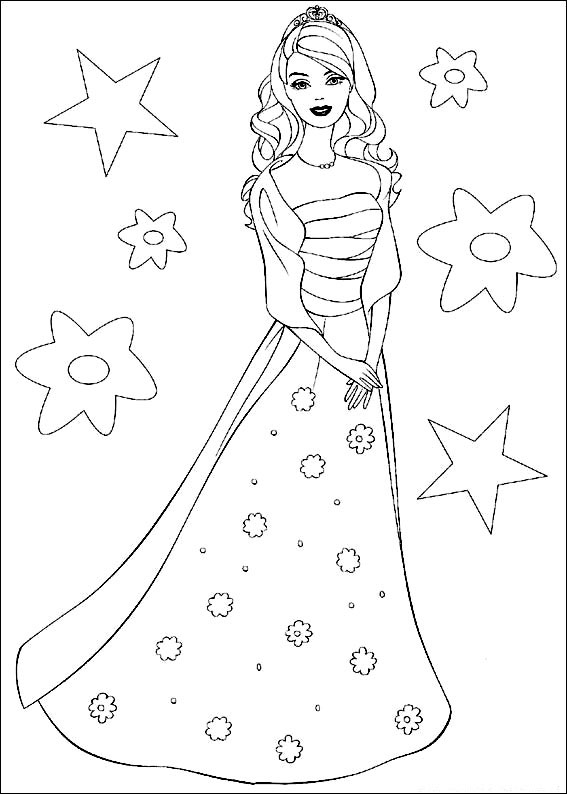 Barbie Coloring Pages Free