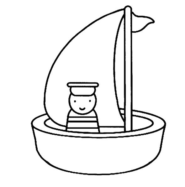 Boat Coloring Pages Printable