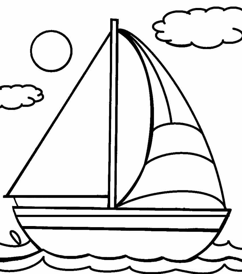 21 Printable Boat Coloring Pages Free Download