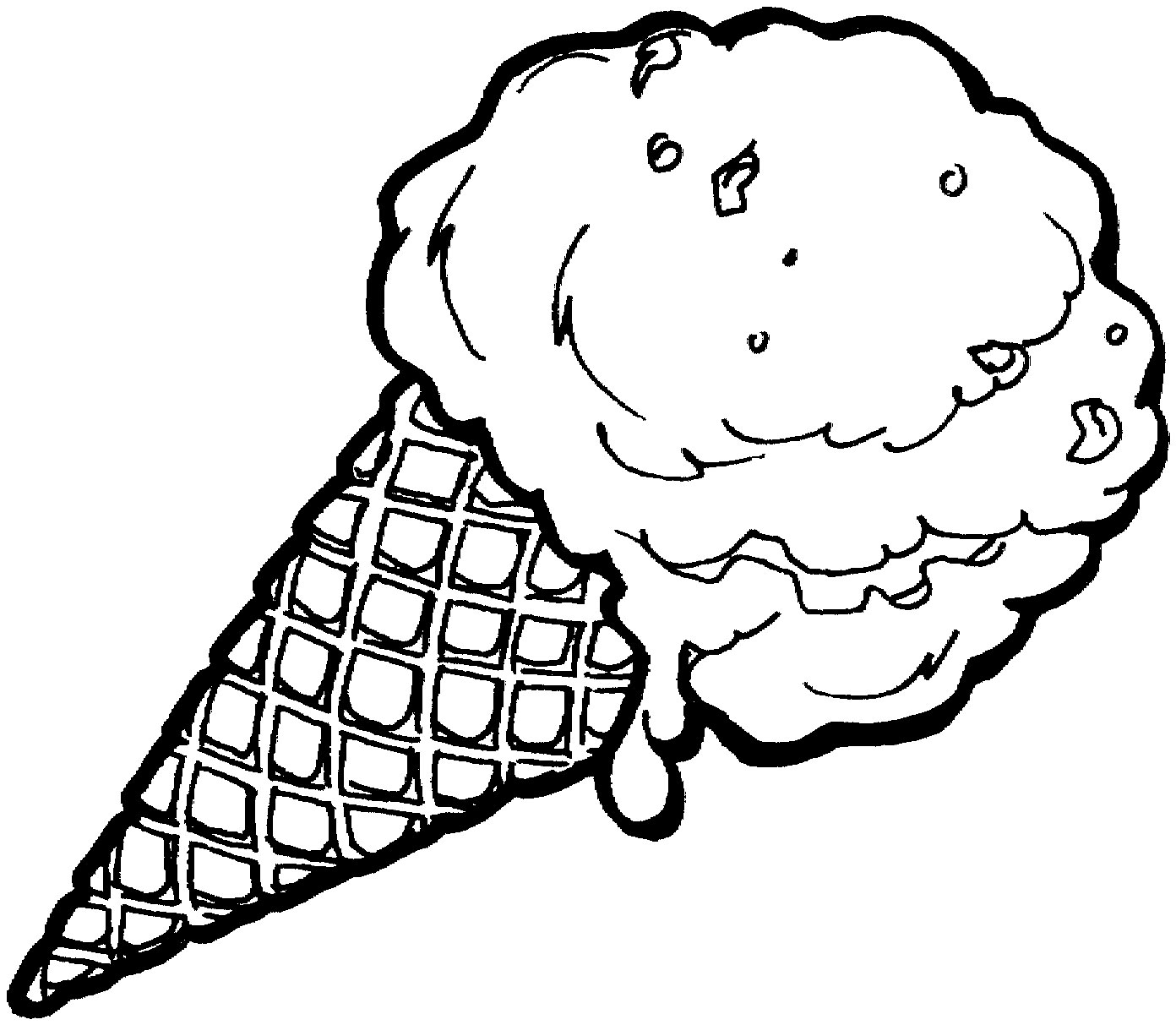 Ice Cream Coloring Pages For Free Download