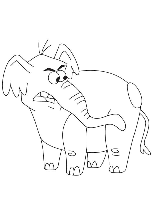Elephant Coloring Pages To Print