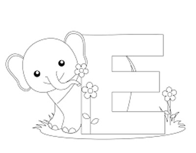 Free Alphabet Coloring Pages