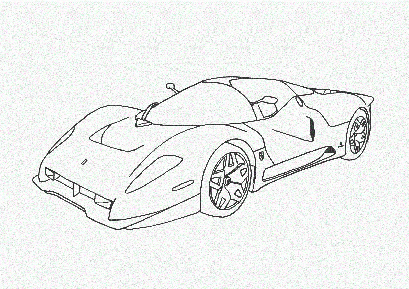 Free Car Coloring Pages For Boys