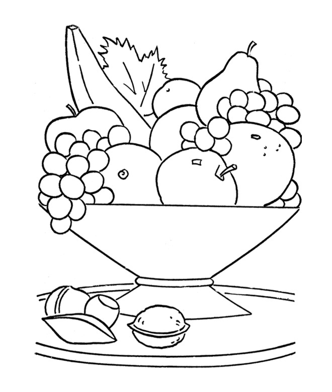 Fruits Basket Coloring Pages