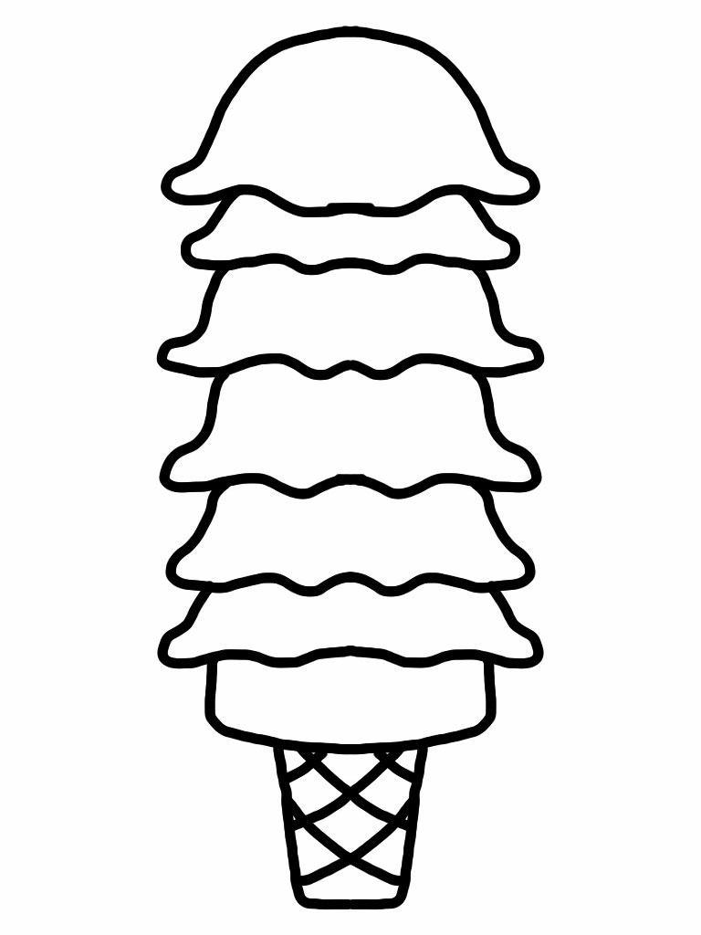 images ice cream scoops coloring pages - photo #22