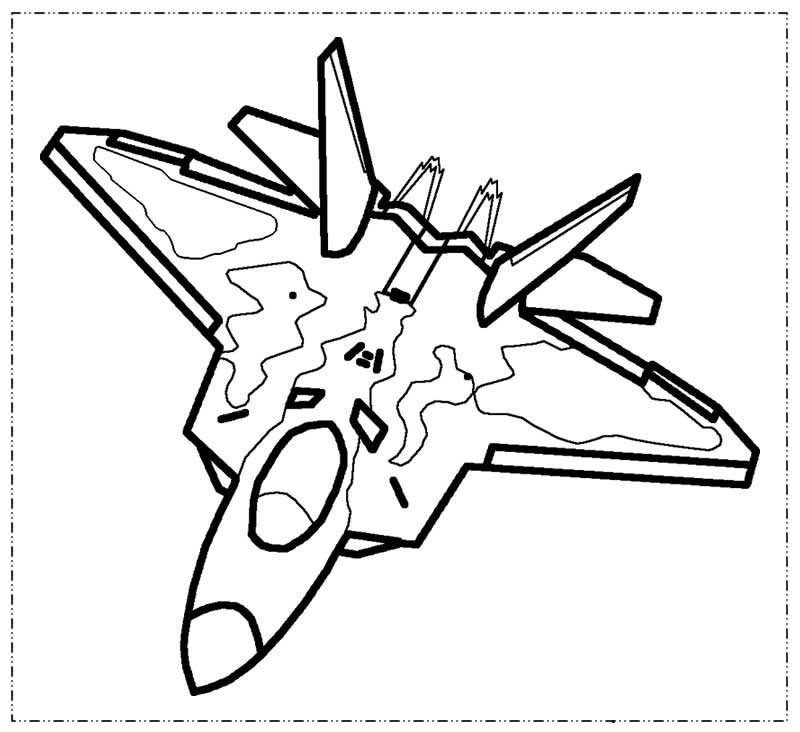 Airplane Coloring Pages To Print For Free