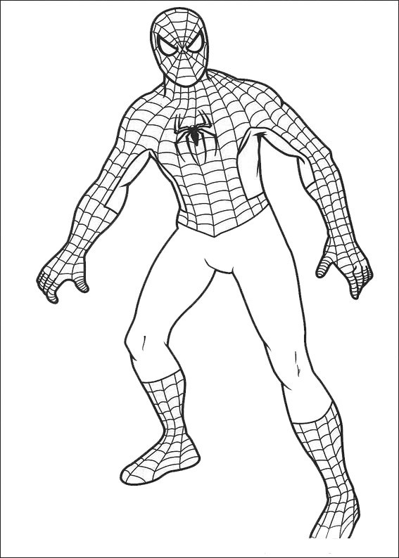 Spiderman Coloring Pages Forn Kids Print