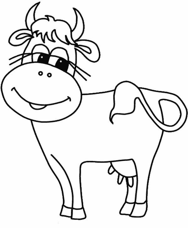 Free Cow Coloring Pages Printable