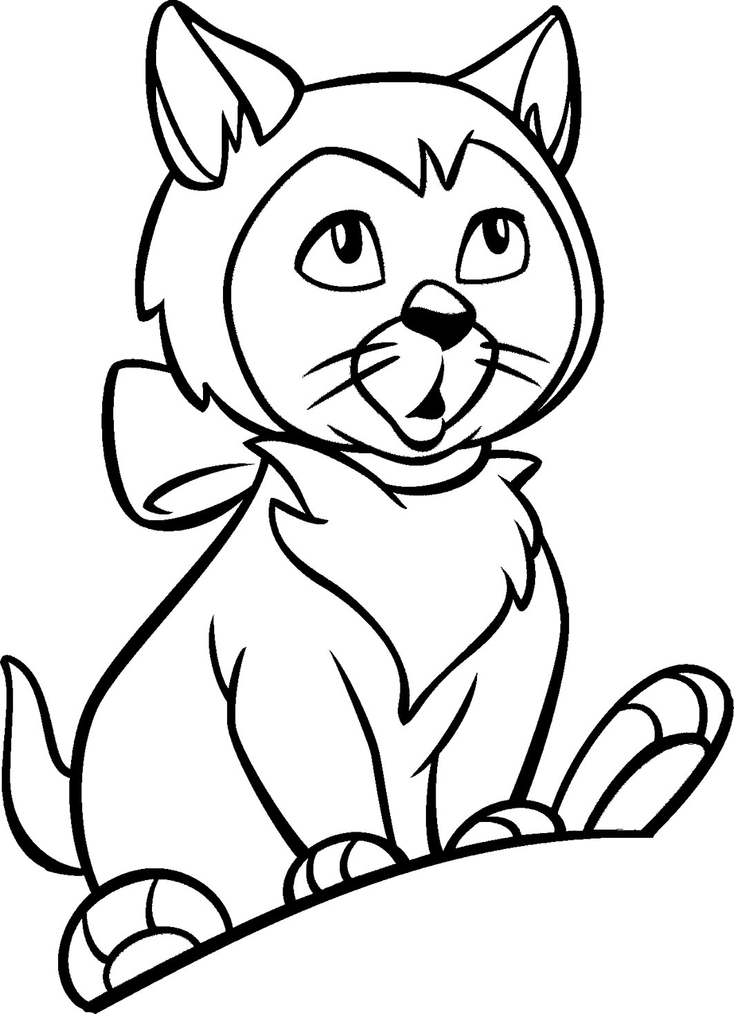 free-cat-coloring-pages