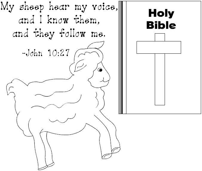 christian coloring pages with verses - photo #32