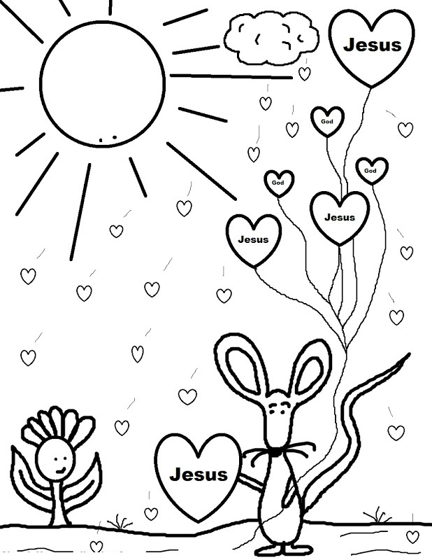 Christian Preschool Coloring Pages