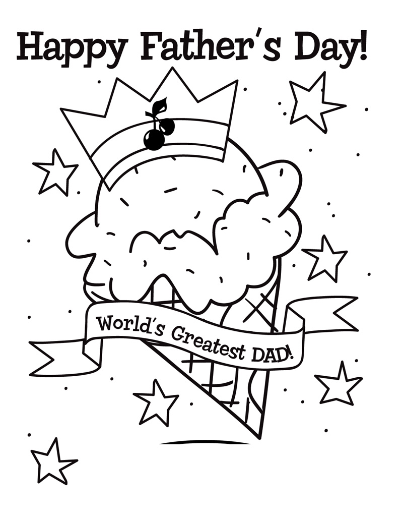 Fathers Day Coloring Pages