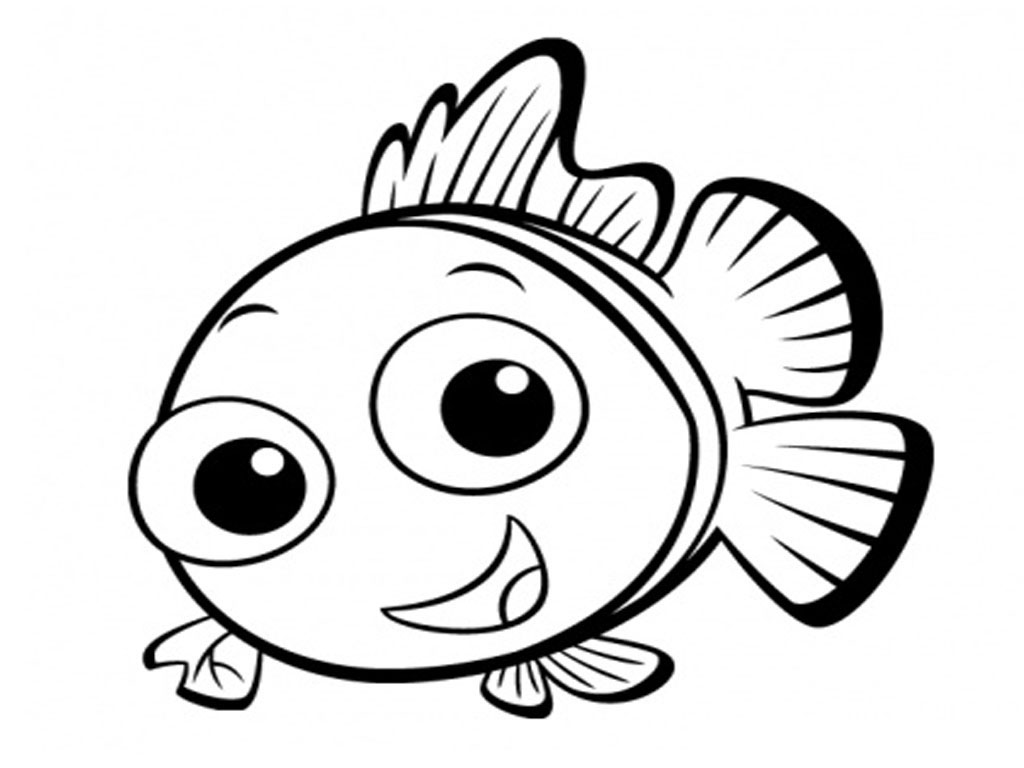 Fish Coloring Pages Free Download Toddlers