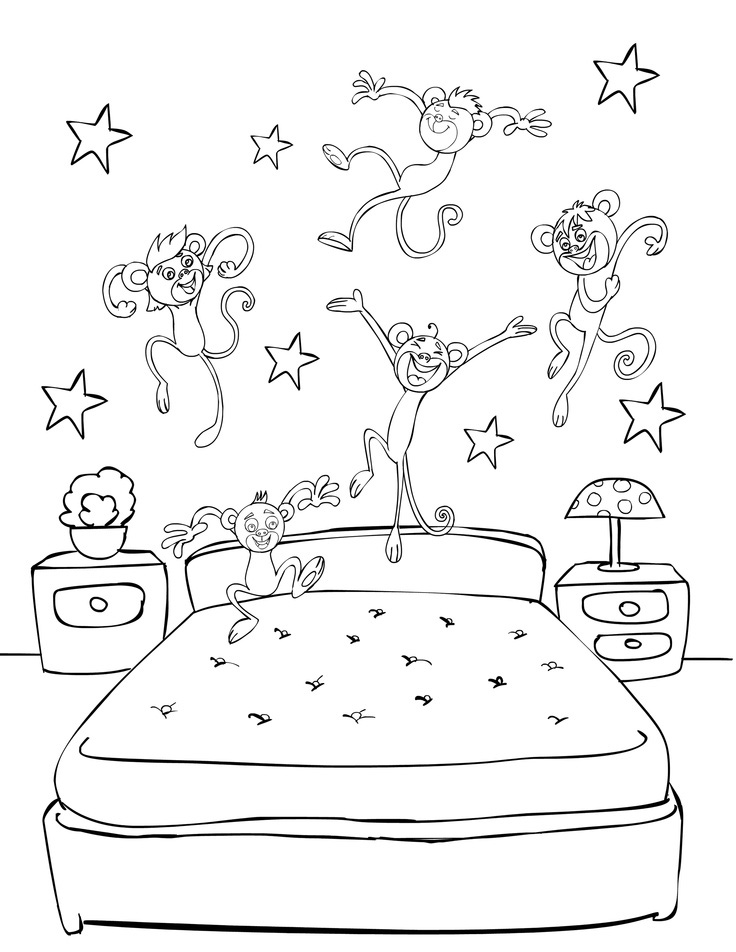 monkey-coloring-pages-printable