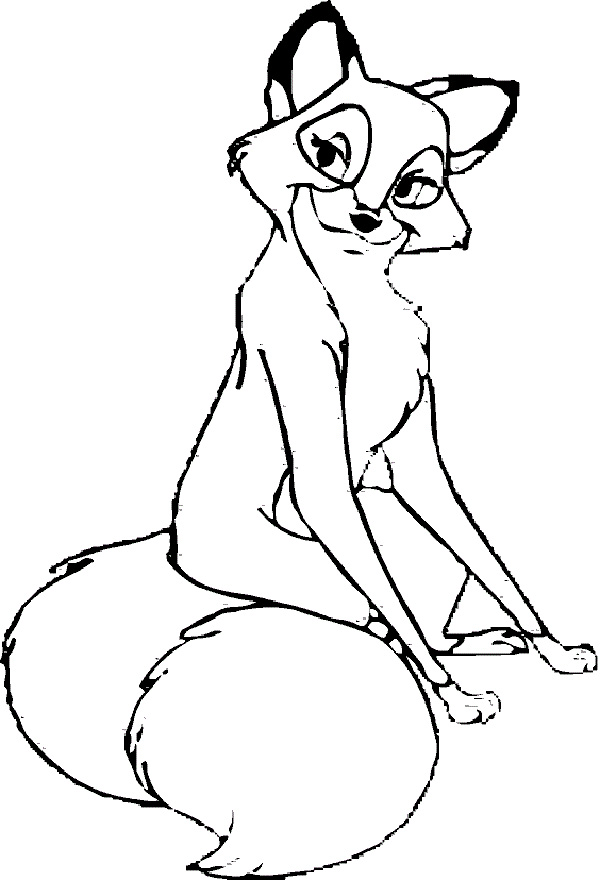 Fox Hound Coloring Pages