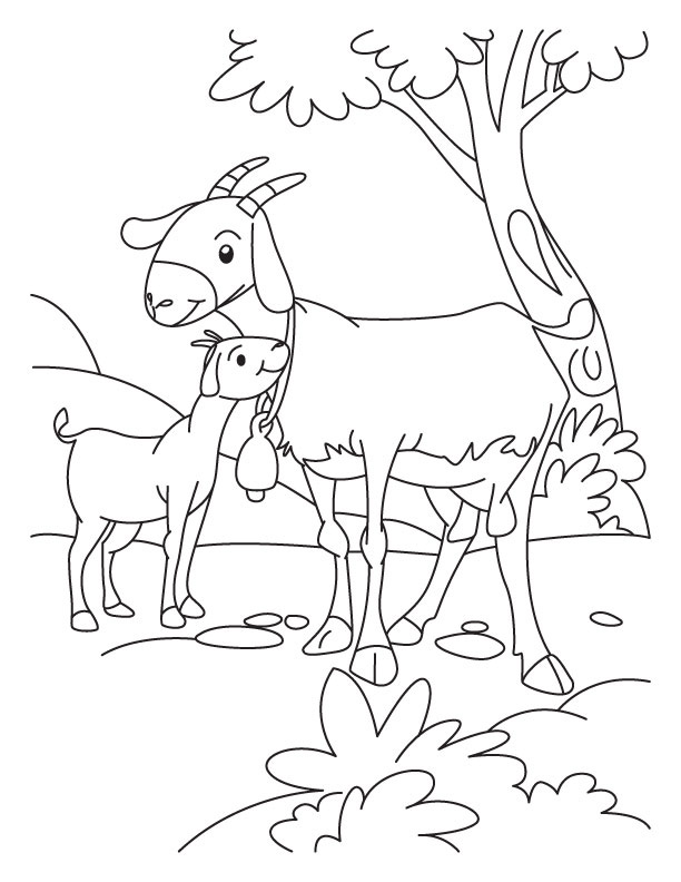 Goat Coloring Pages To Print