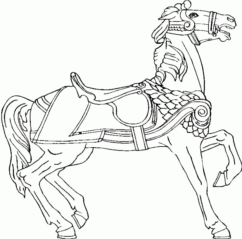 Horse Coloring Pages For Older Kids