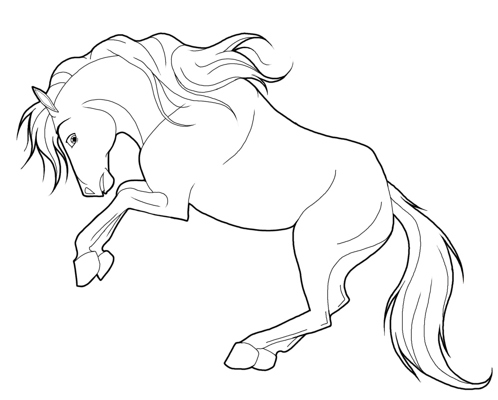 25  Printable Wild Horse Coloring Pages