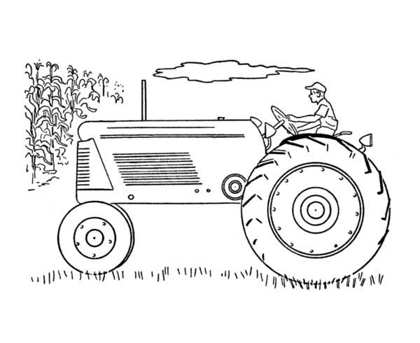International Tractor Coloring Pages