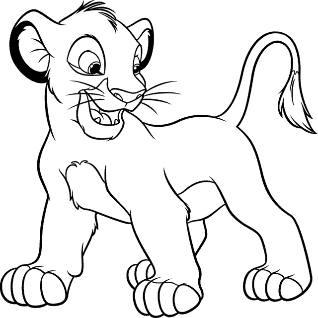 Lion Coloring Pages For Kids