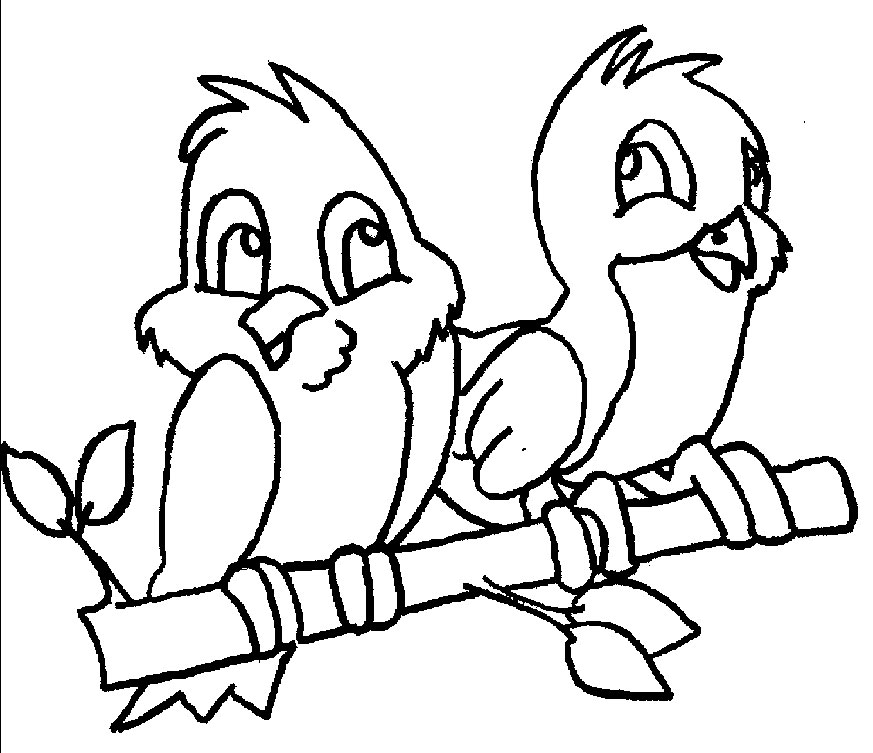 Parrot Coloring Pages For Preschoolers