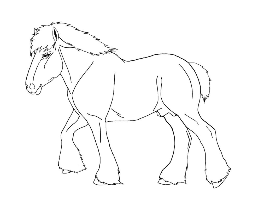 Spirit Horse Coloring Pages