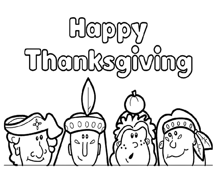 Thanksgiving Coloring Pages To Print Out