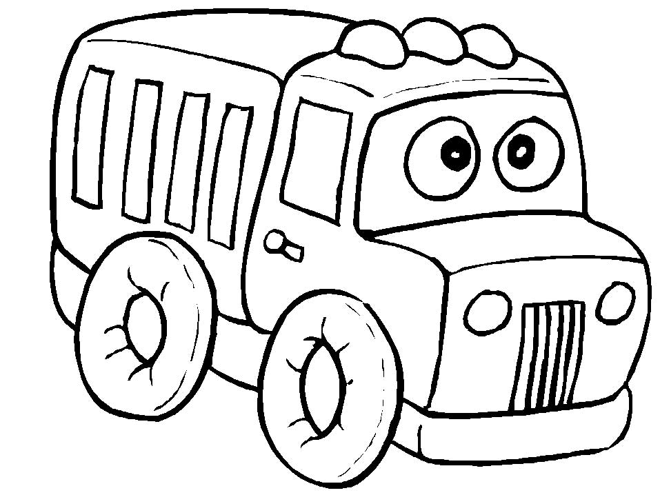 Toy Truck Coloring Pages