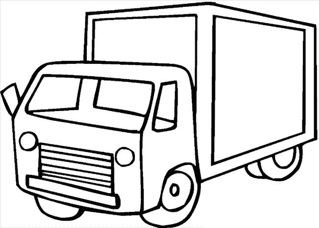 Transport Truck Coloring Pages