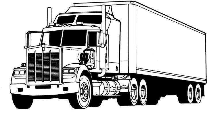 Truck Coloring Pages To Print