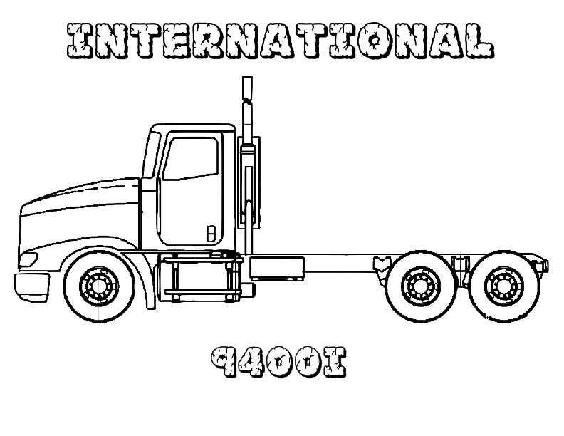 Ups Truck Coloring Pages