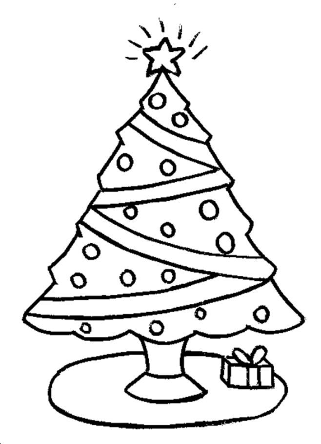 Christmas Tree Coloring Pages