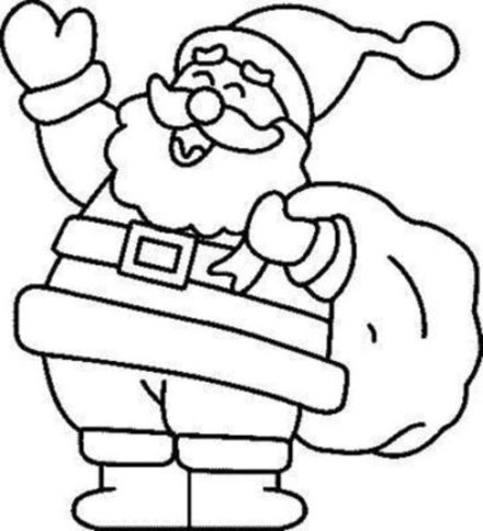 Santa Claus Coloring Pages Cute Pagescute