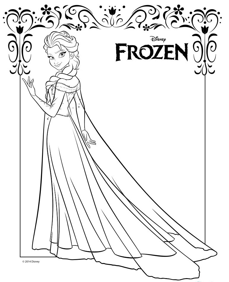Disney Frozen Coloring Pages