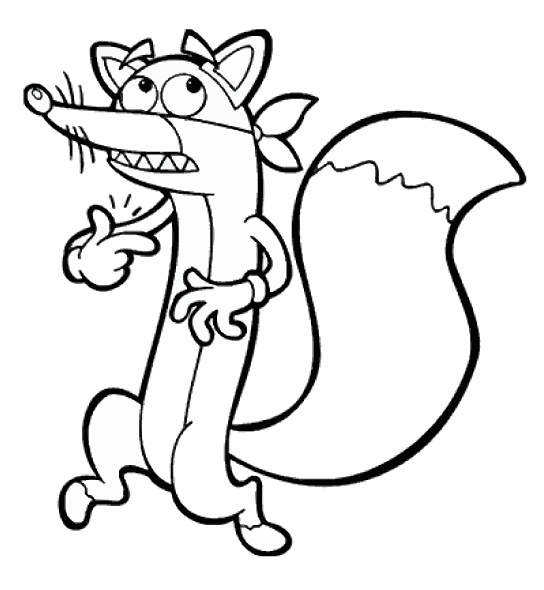 Dora Swiper Coloring Pages