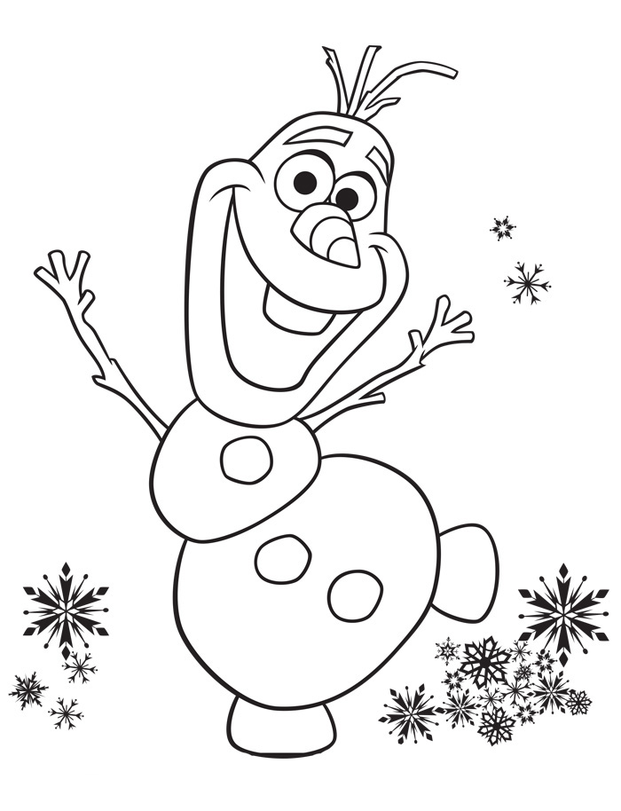olaf coloring pages to print out - photo #11