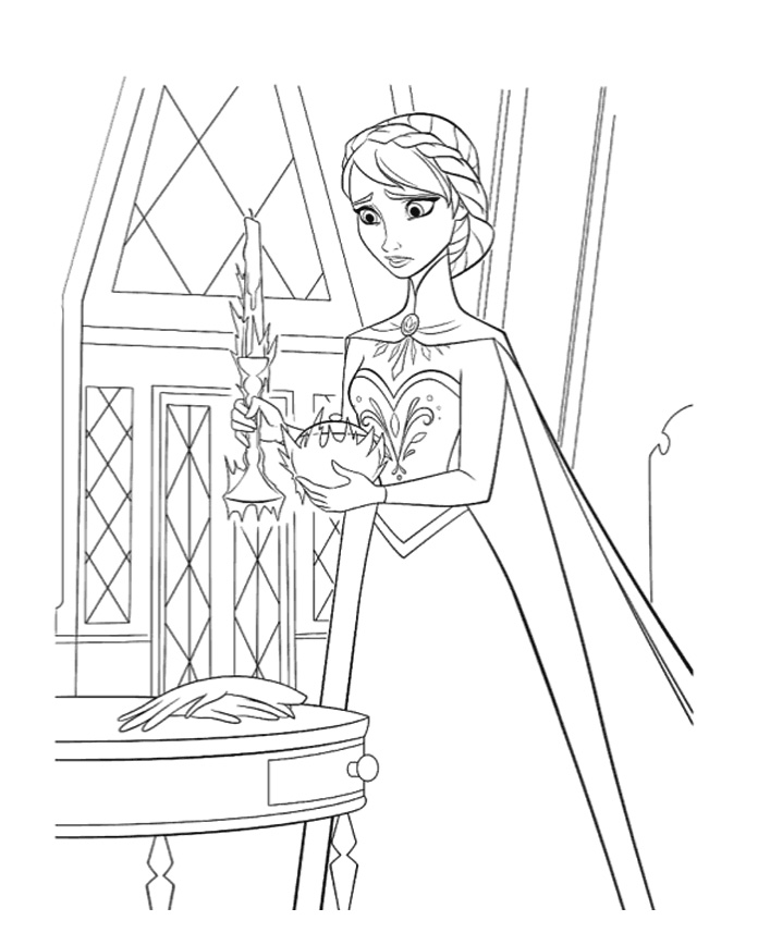 Disney Frozen Coloring Pages To Download