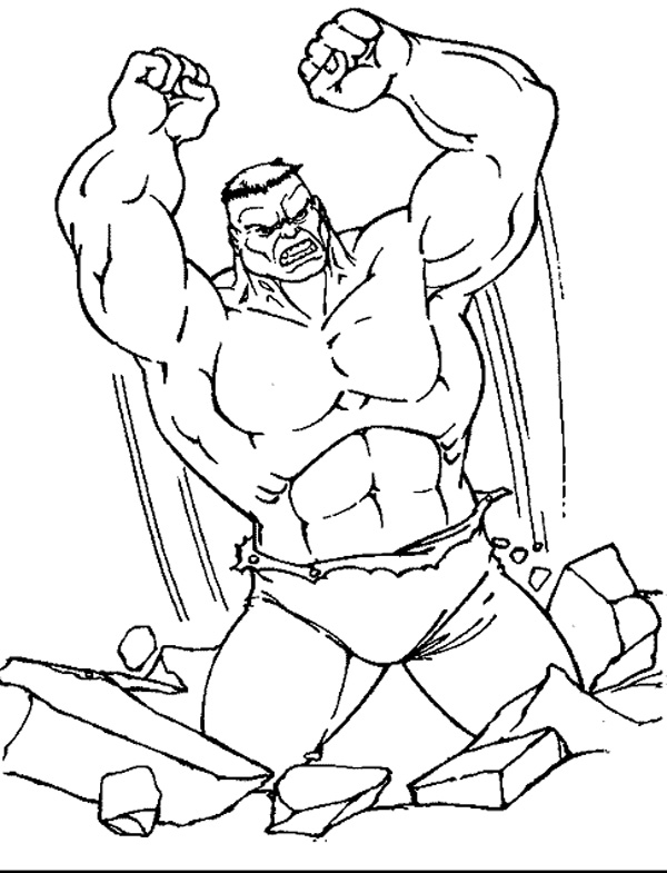 Hulk Coloring Pages To Print