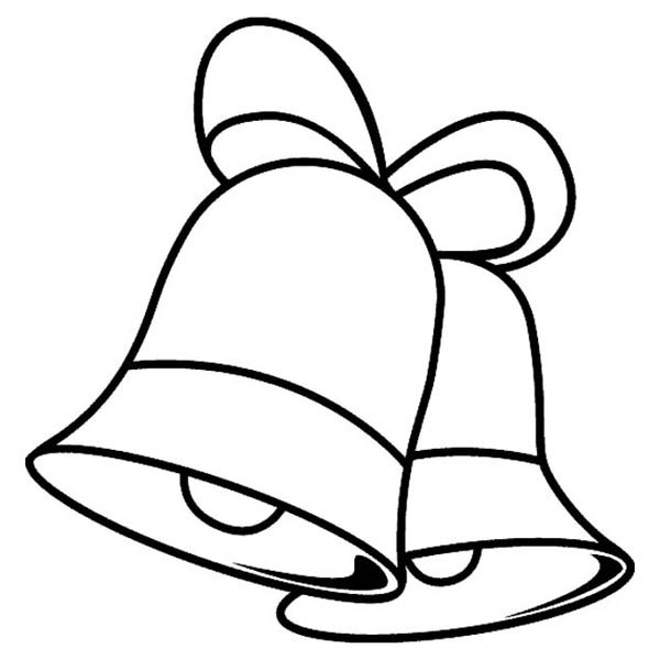 Christmas Bell Ornament Coloring Pages Sketch Coloring Page